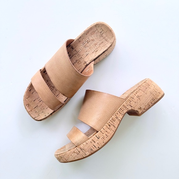Kork-Ease Alia Slide Sandal In Natural Tan Size 8 - Picture 3 of 14